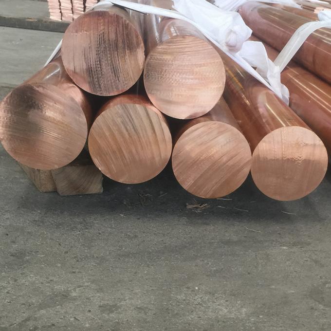 El diámetro bajo revestido del níquel pulió la barra redonda de cobre