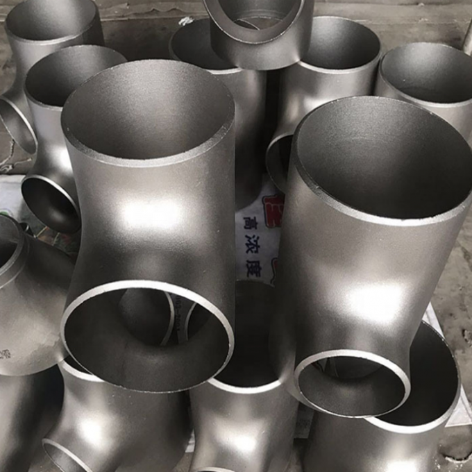 METAL Fabricante Accesorios para tuberías de níquel 90/10 UNS C70600 UNS C71500 Cruz igual de cobre 1