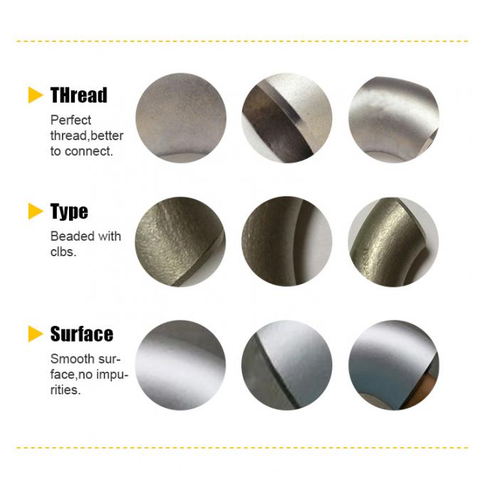 Accesorios para tuberías de acero de aleación metálica Reducción concéntrica Accesorios para soldadura de trasero 1