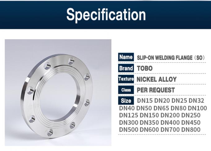 ANSI B16.5 Flange CL150 Deslizamiento en las bridas COPER NICKEL C70100 70/30 90/10 0