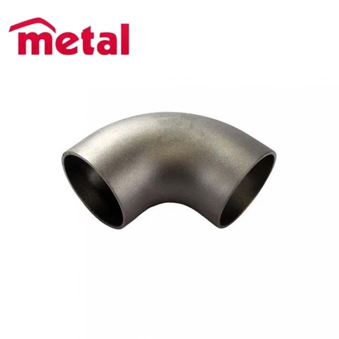 Metal ajuste 90 grados Negro pintura de cobre sin costura níquel Codo 0