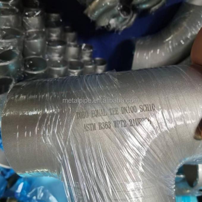 Accesorios para tuberías de cobre metálico y níquel ASME B36.19 LR/SR 2 pulgadas Sch10s Accesorios para tuberías de codo de 90 grados 2