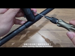 Las cubiertas de aluminio aptas multi del codo amortiguan las instalaciones de tuberías de la camiseta