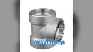 Resistencia industrial en T reductora de 3000 PSI