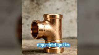 Tees iguales de cobre y níquel: resistencia superior a la corrosión del agua de mar