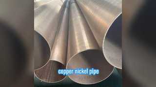 Tubería de cobre y níquel: ideal para construcción naval, desalinización y procesamiento químico