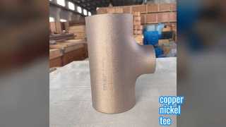 Tees de cobre y níquel: resistencia superior a la corrosión para conexiones de ramales marinos