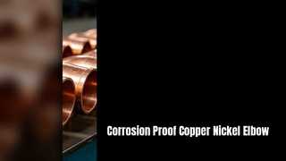 Níquel de cobre C70600 codo de 90 grados resistente a la corrosión
