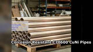 Solución resistente a la corrosión del tubo de alta resistencia a la corrosión C70600 CuNi