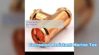 CuNi 90 10 Colocación resistente a la corrosión del agua de mar en T igual