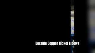 Codos de cobre y níquel duraderos 3000# forjados