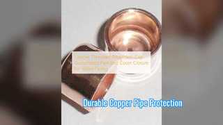 Protección durable de cobre de encargo de la tubería de agua de los casquillos de extremo del tubo