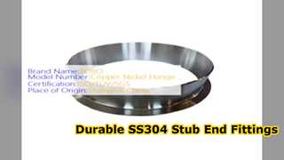 Accesorios finales duraderos SS304 para tuberías industriales
