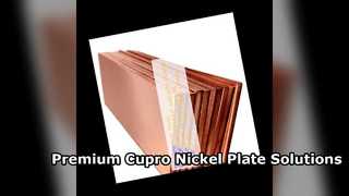 High Quality C70600 C71500 Cupro Nickel Plate Solutions