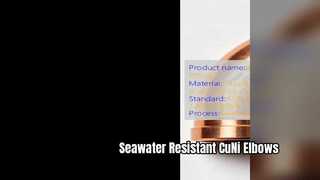 CuNi 90 solución resistente al agua de mar de 10 instalaciones de tuberías del codo
