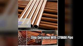 Solución de alta resistencia a la corrosión del tubo de cobre y níquel C70600
