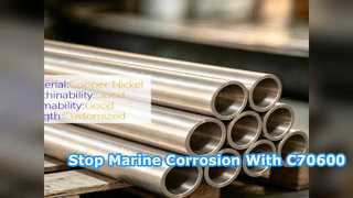 Tubo sin costura de cobre y níquel C70600 para corrosión marina