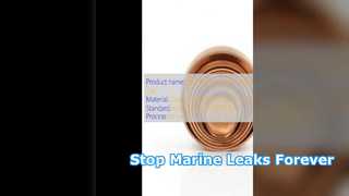 Instalación de tuberías marinas a prueba de fugas con tapa de níquel y cobre C70600