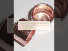 Tapas de tubería roscadas de cobre personalizadas para tuberías de agua seguras