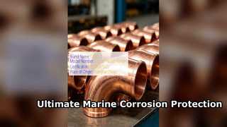 Cupro níquel 90 10 codos instalaciones de tuberías de grado marino
