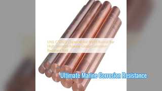 Grado marino Rod del níquel 90 10 de UNS C70600 Cupro