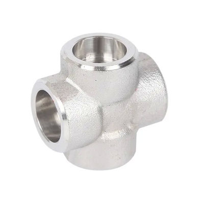 1/4 Inch Stainless Steel Double Compression Socket Weld Cross Class 2000/3000