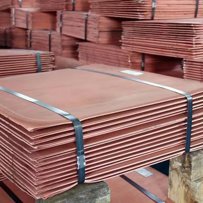 Bulk Supply 2mm Red Copper Sheet/Plate  Cold Rolled Pure Copper Sheet with Custom Size