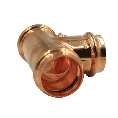 Threaded Connection Copper Nickel Equal Tee Custom Quantity Delivery, Industrial Pipe Fitting