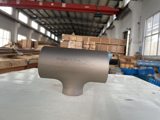 Copper Nickel 70/30 Reducing Tee BW Fitting ASME B16.5 Cl150 Shipbuilding Anti-Corrosion