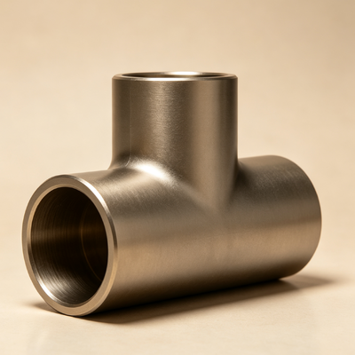 C70600 Copper Nickel Equal Tee with NPT/BSP Thread DN20 Corrosion Proof Pipe Adapter Fitting