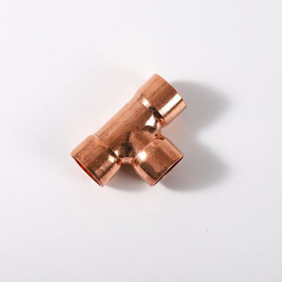 CuNi 70/30 Copper Nickel Equal Tee ASME B16.9 1/2"-24" for Marine Shipbuilding
