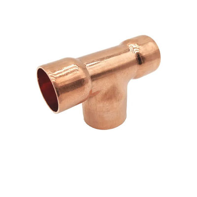 Copper Nickel Reducing Tee Fitting with 3000 Psi Pressure Rating and 400°F Temperature Resistance for Marine and Chemical Applications