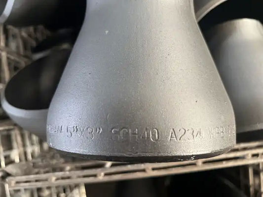 Reductor excéntrico de cobre-níquel 70/30 aprobado por ABS con extremos para soldadura a tope para plataformas offshore