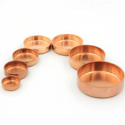 Custom Size Welding End Caps Copper Pipe Fittings for Various Copper Tubes