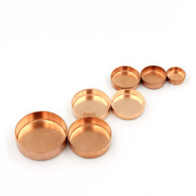 Tapa de extremo de cobre HVAC K65, tapa de sellado de refrigeración para tubería, accesorio de soldadura a prueba de fugas