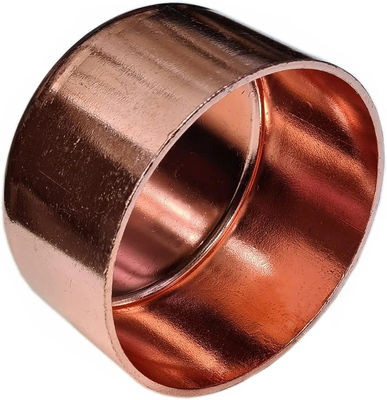 Tapa de extremo de cobre K65 al por mayor de fábrica, accesorio de sello de refrigeración HVAC, tapa de soldadura a prueba de fugas