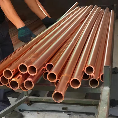 Tubos sin costura de metal Tubos de cobre y níquel 1/2'-48' SCH STD China Proveedor