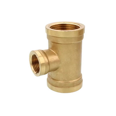 Threaded Connection Copper Nickel Equal Tee Custom Quantity Delivery, Industrial Pipe Fitting