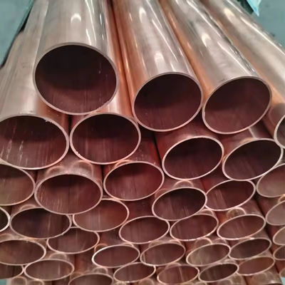 Tubo de cobre y níquel pulido personalizado con forma de tubo de pared anodizado certificado ISO