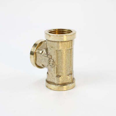 Versatile Coated Brass Tee Fitting, Standard Packaging Industrial & Civil Use