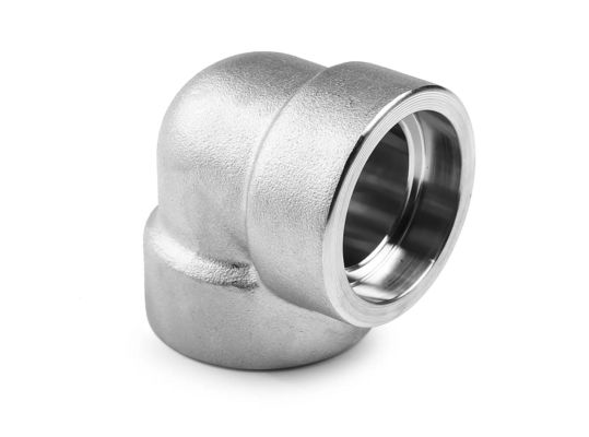 ASME B16.9 16.11 bw sw tubos hexadecimales roscados pezón cobre níquel codo de acero inoxidable de pared delgada