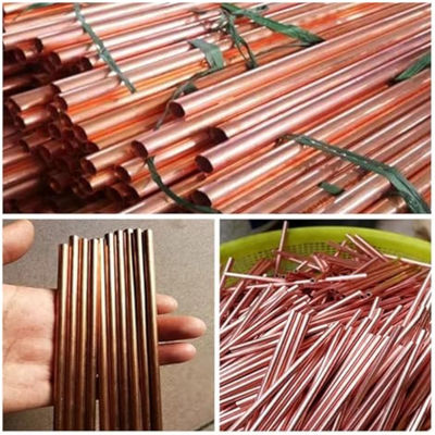Tubos de cobre de metal CuNi 9010 C71500 / CuNi 70/30 Tubo de cobre de níquel sin costura