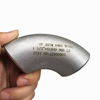 Codo de cobre y níquel roscado con radio 1.5D - ASTM B466M