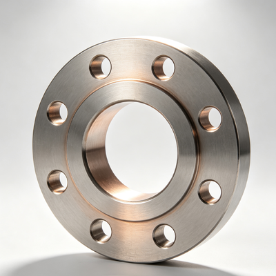 Brida deslizante CuNi C70600 ASME B16.5 con recubrimiento amarillo, resistente a la corrosión, para tuberías marinas